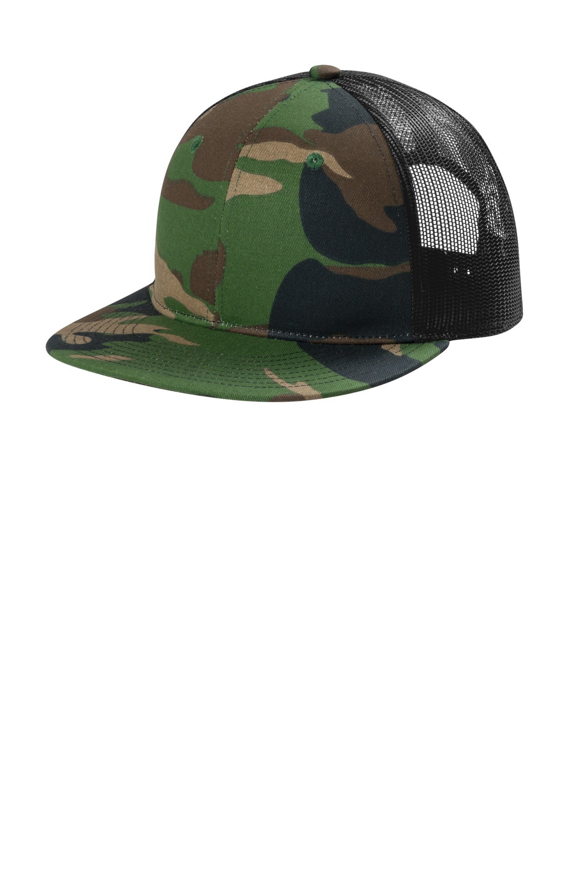 Port Authority ® Snapback Flat Bill Trucker Cap C407
