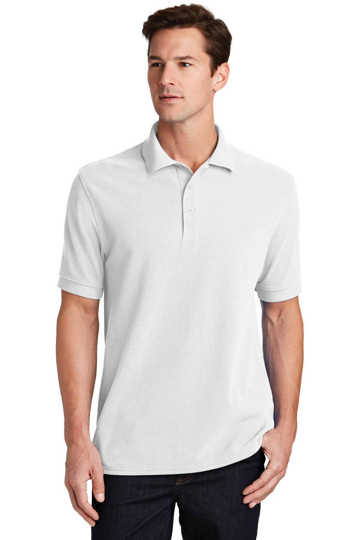 Port & Co ™ Combed Ring Spun Pique Polo. KP1500