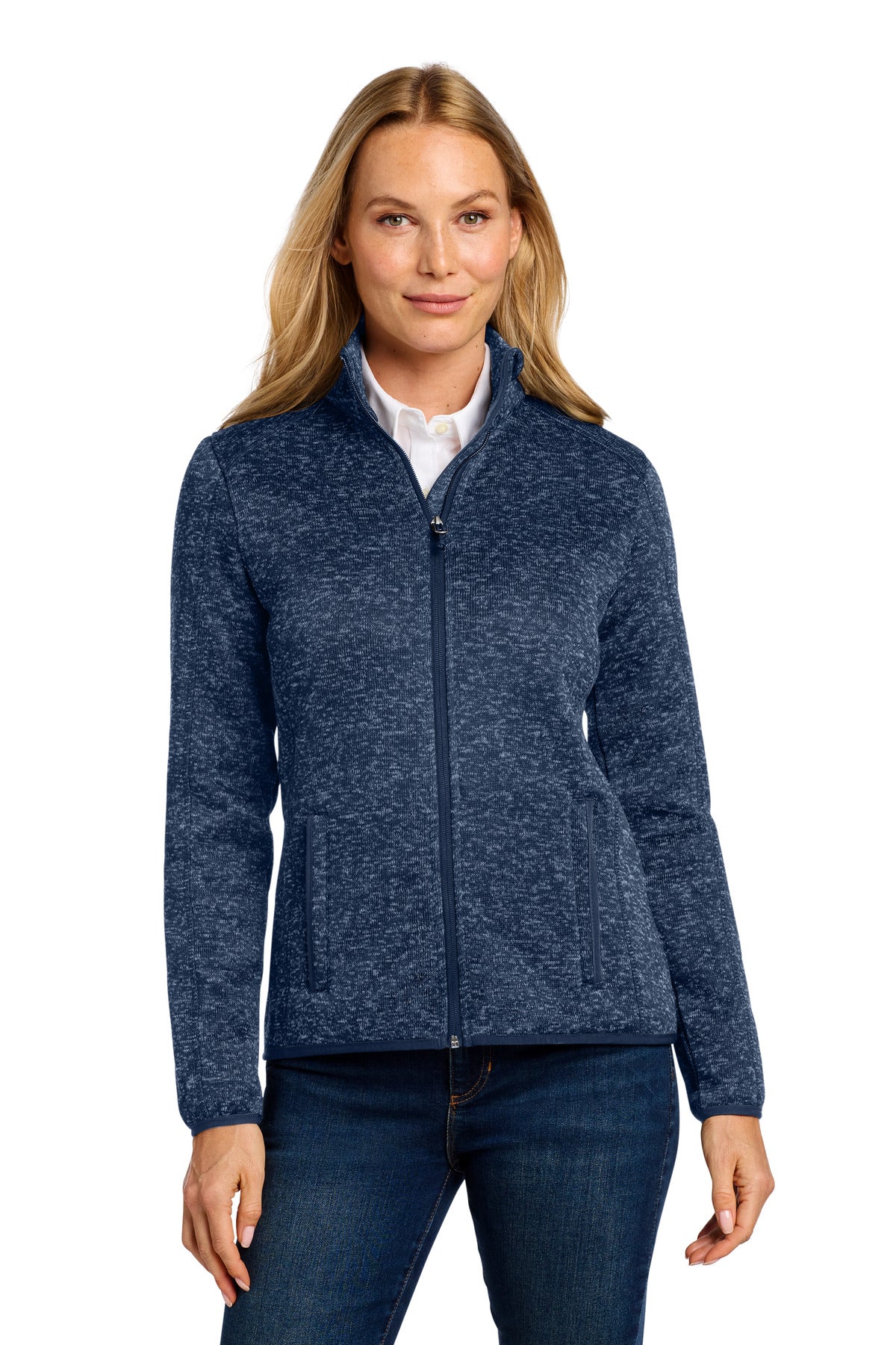 Port Authority ® Women's Sweater Fleece Jacket. L232