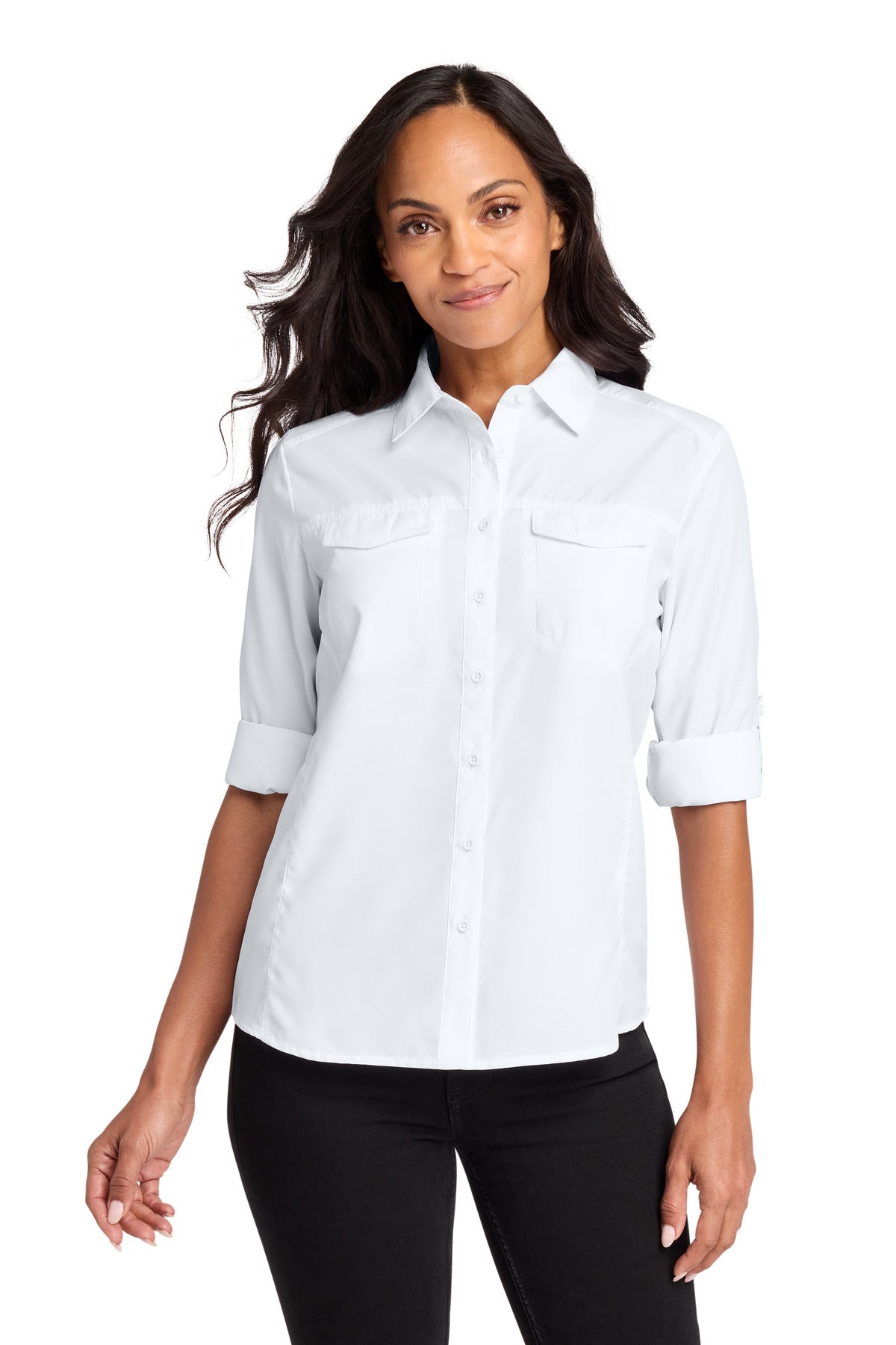 Port Authority ® Women's Long Sleeve UV Daybreak Shirt LW960