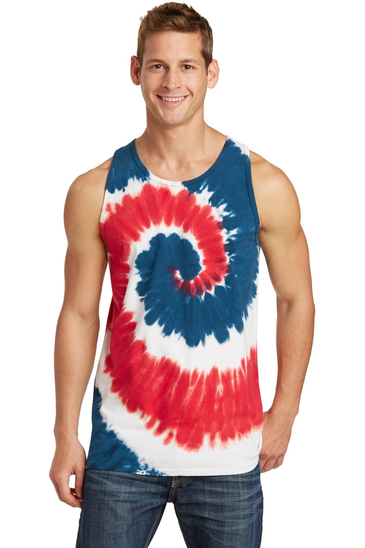 Port & Co ™ Tie-Dye Tank Top. PC147TT