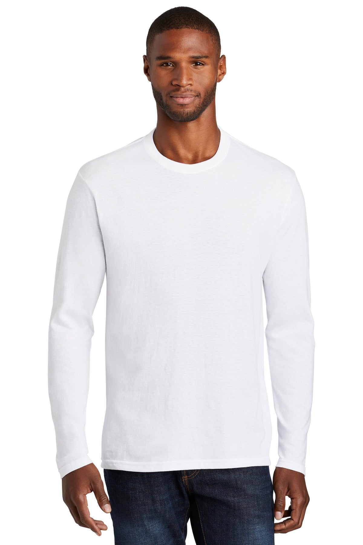 Port & Co ™ Long Sleeve Fan Favorite ™ Blend Tee. PC455LS