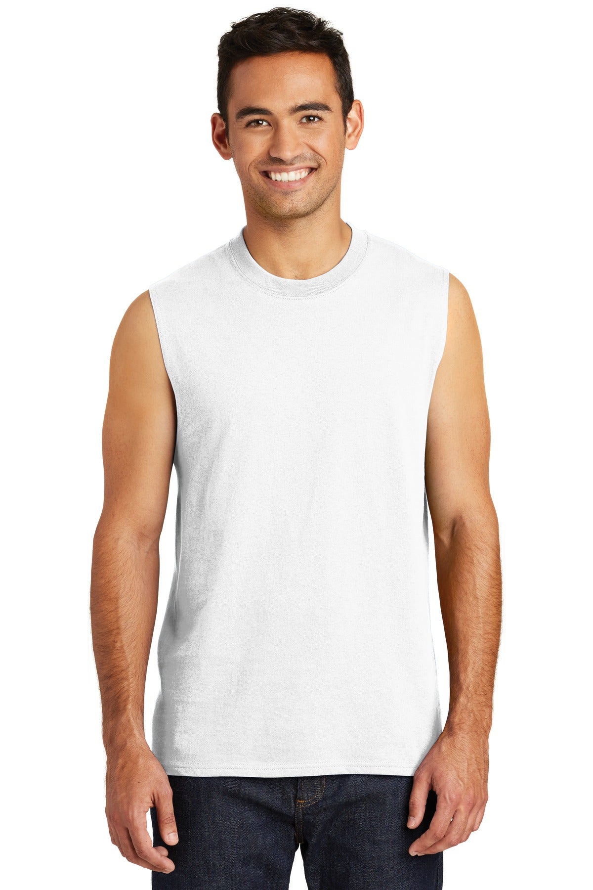 Port & Co ™ Core Cotton Sleeveless Tee. PC54SL