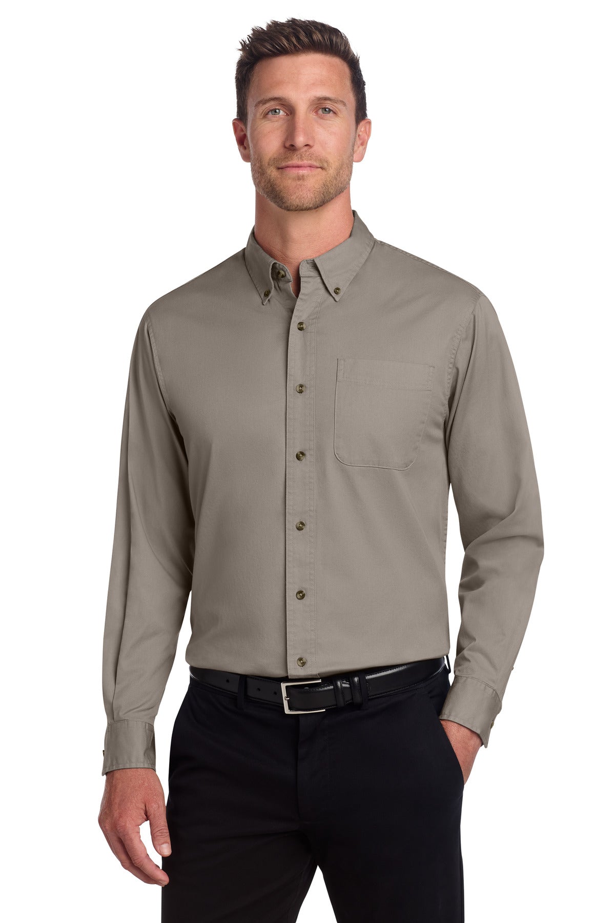 Port Authority ® Long Sleeve Twill Shirt. S600T