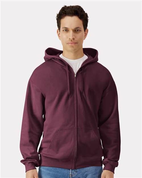 Unisex Softstyle® Midweight Full-Zip Hooded Sweatshirt