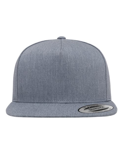 Five-Panel Cotton Twill Snapback Cap
