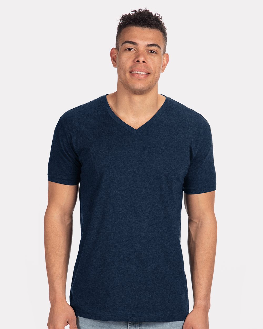 Unisex CVC V-Neck T-Shirt