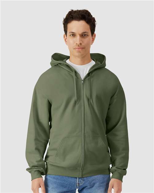 Unisex Softstyle® Midweight Full-Zip Hooded Sweatshirt