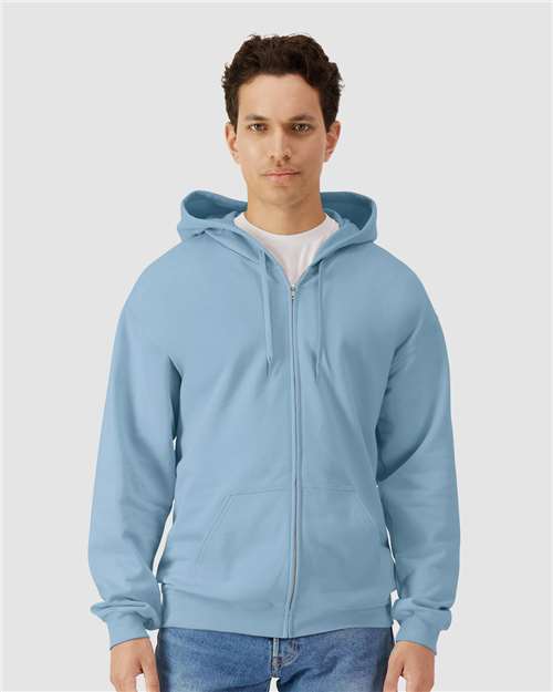 Unisex Softstyle® Midweight Full-Zip Hooded Sweatshirt
