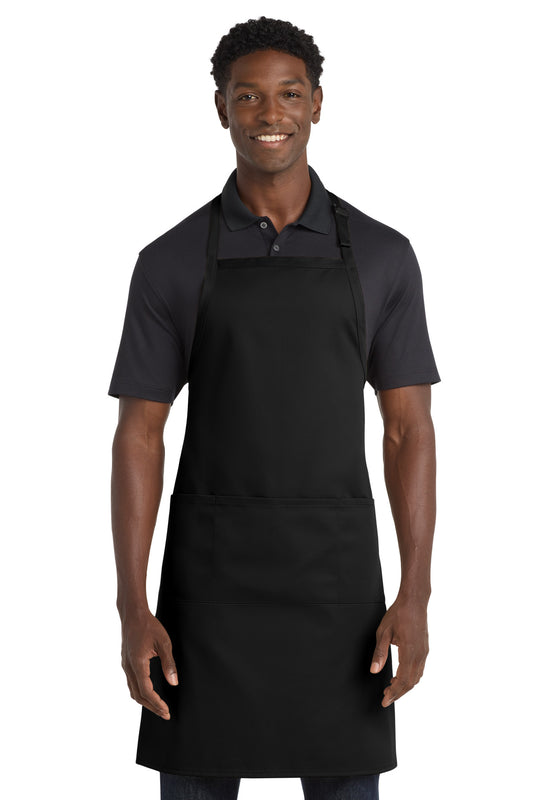 Port Authority ®  Easy Care Extra Long Bib Apron with Stain Release. A700