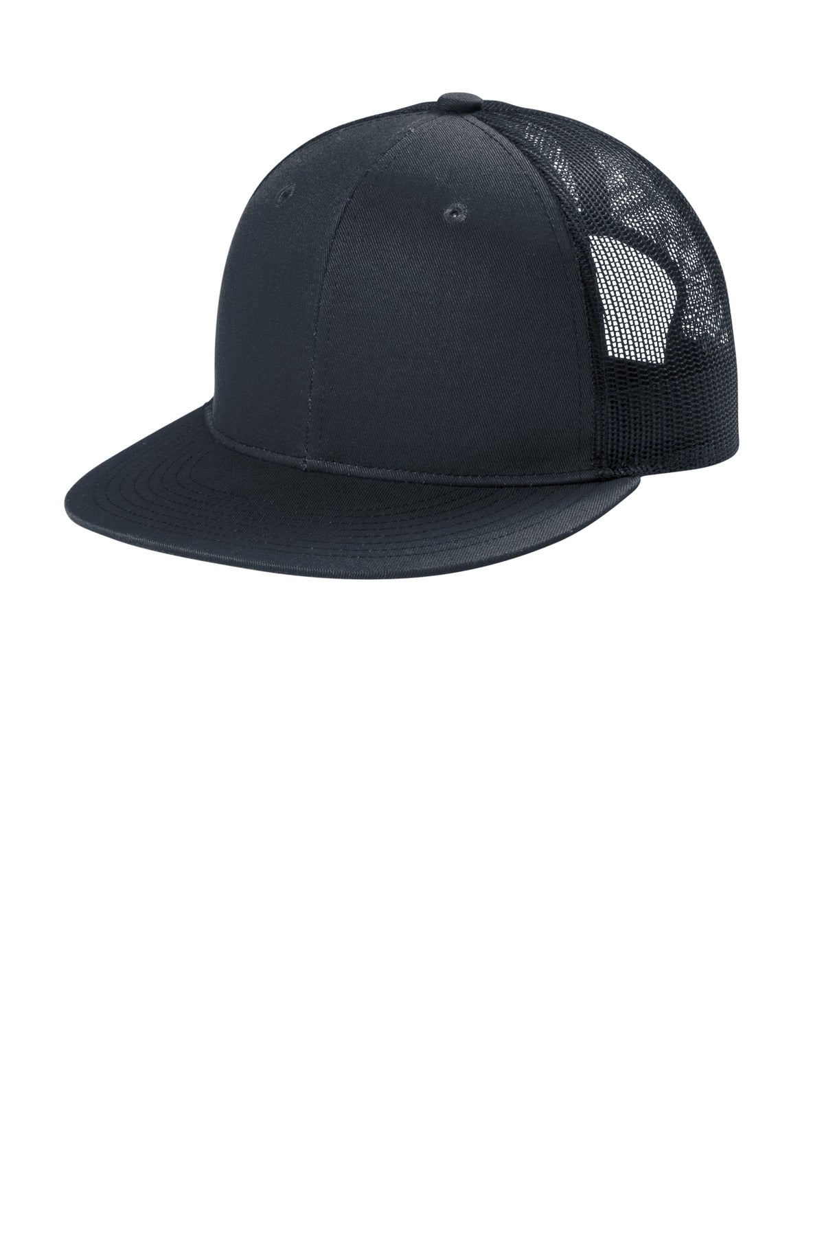 Port Authority ®;  Snapback Flat Bill Trucker Cap C117