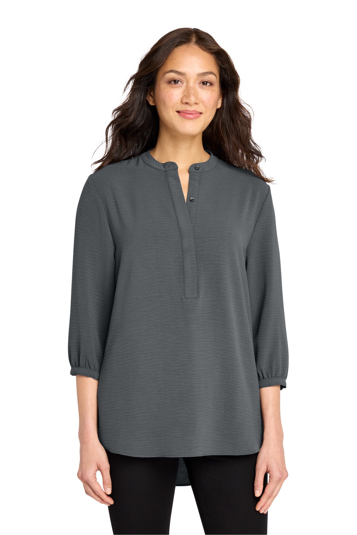 Port Authority ®  Women's 3/4-Sleeve Textured Crepe Tunic LW713