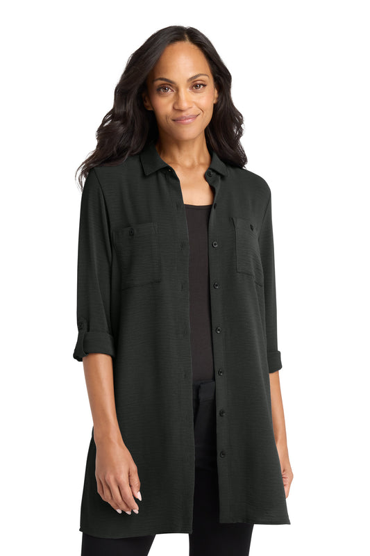 Port Authority ®  Women's Textured Crepe Long Tunic LW715