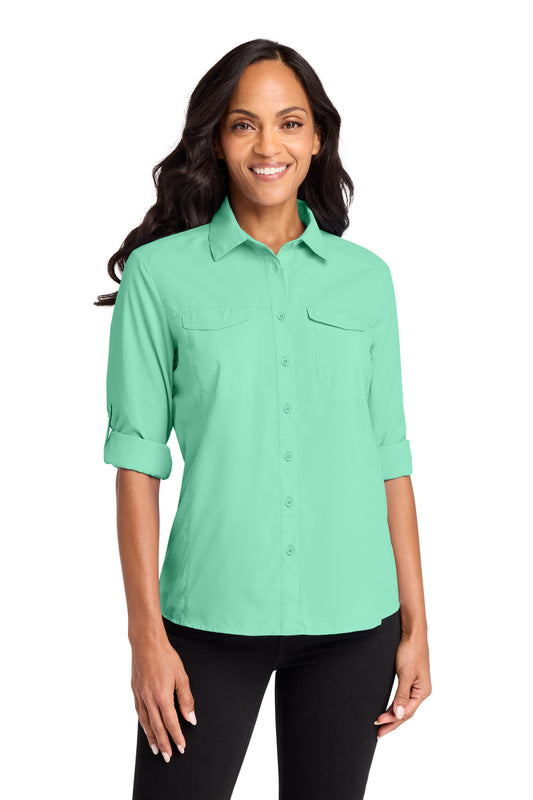Port Authority ®  Women's Long Sleeve UV Daybreak Shirt LW960