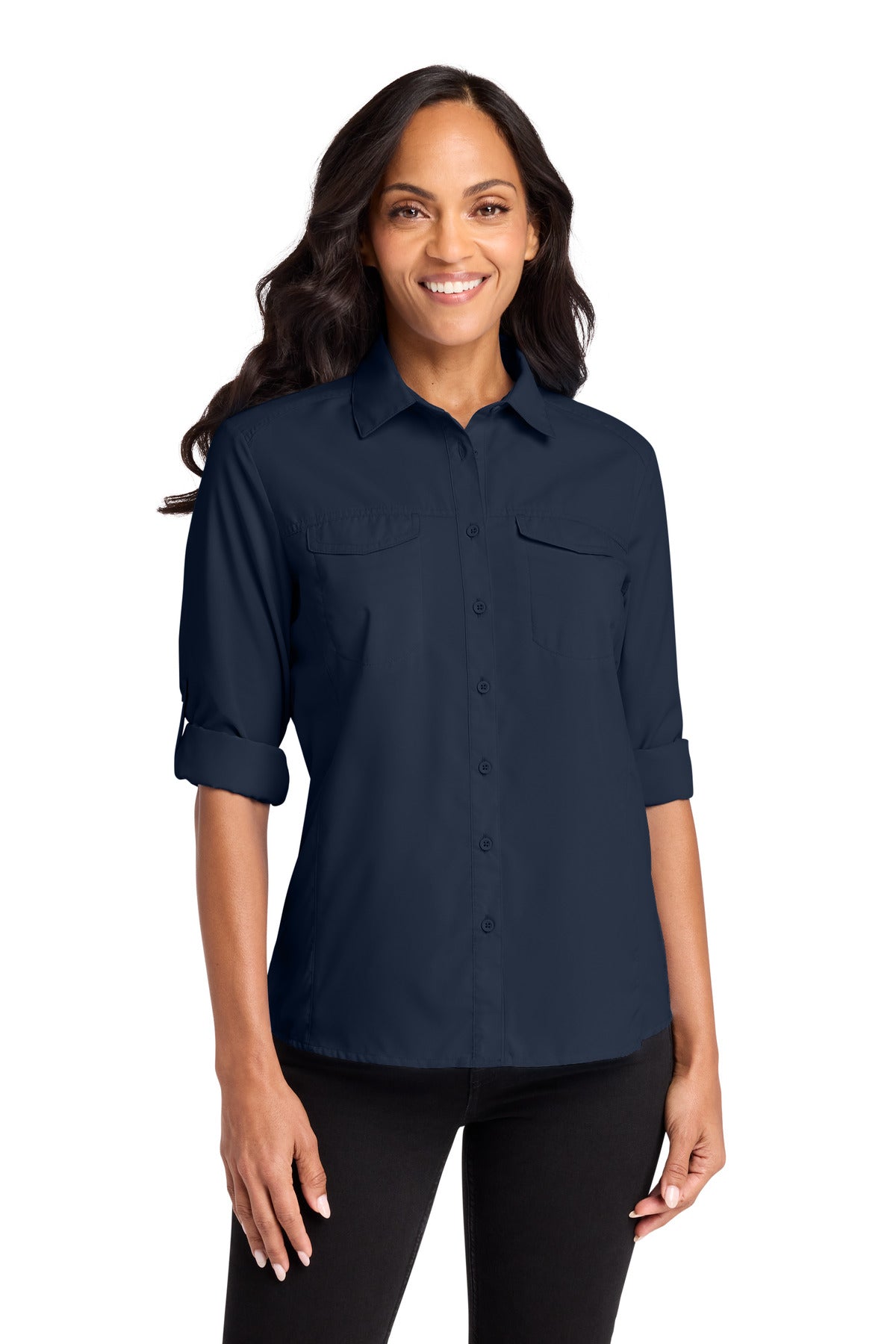 Port Authority ®  Women's Long Sleeve UV Daybreak Shirt LW960